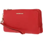 Mandarina Duck Mellow Leather Fzp80 Woman Wallet Rouge Femme