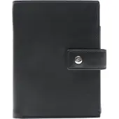Esquire Cuir porte-monnaie Rome Wallet High Black noir