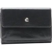 Esquire Cuir porte-monnaie Toscana Lady Wallet Black noir