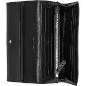 Marc O'Polo porte-monnaie Jessie Leather Combi Wallet Black noir