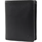 Esquire Cuir porte-monnaie Logo Card Wallet Black noir