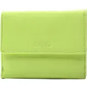 Esquire Cuir porte-monnaie Viktoria Wallet With Flap Lime vert clair