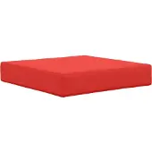 vidaXL Coussin De Canapé D'extérieur 3 Pcs Rouge Polyester