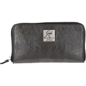 Gabs Cuir porte-monnaie GMONEY17 Naplak Silver Wallet Grafite gris foncé