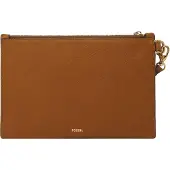 Fossil sac à poignet sac d’accessoires Wristlet Saddle brun