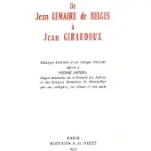 Nizet De Jean Lemaire de Belges à Jean Giraudoux