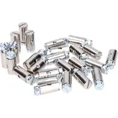 Bofix 8 X 15 Mm Bike Nipples 25 Units Argenté