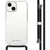 IMoshion Coque arrière Transparente avec cordon pour Apple iPhone 14 - Noir