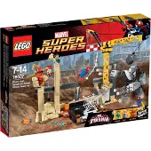 LEGO 76037 - Spiderman - L'équipe de super vilains de Rhino et de l'homme-sable