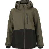 Whistler Veste d’hiver 'Drizzle' kaki / vert foncé / noir