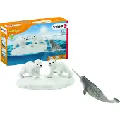 Schleich Wild Life 42531 Glisse de l'ours polaire 42531