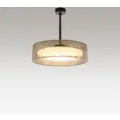 Marset Ringo Ceiling Lamp with Fixed Stem Smoked | Ø 70 cm