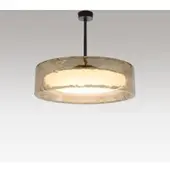 Marset Ringo Ceiling Lamp with Fixed Stem Smoked | Ø 90 cm