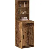 vidaXL Meuble haut Altholz, 41 x 40 x 135 cm, fabriqué en bois composite