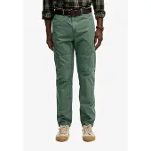 Superdry pour homme. M7011439A Pantalon cargo léger Ripstop vert (34/32), Casuel, Coton