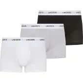 Lacoste Boxers gris / noir / blanc