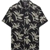 Superdry Hawaiian Print Short Sleeve Shirt Bleu M Homme