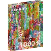 Enjoy Puzzle Puzzle 1000 pièces Enjoy – Rideau Floral