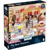The House of Puzzles Puzzle "The Rose Tearooms" de la marque , 500 pièces XL, style rustique