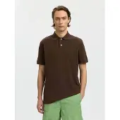 Selected T-Shirt marron