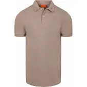 Suitable Polo MEL Piqué Camel
