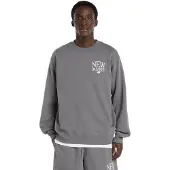 New Balance fleece Homme - Sweats, Gris - Taille M - Jersey de coton
