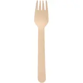 Papstar Fourchettes en bois "pure" 16 cm, écologiques et solides | film (250 pièces)