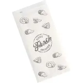 Papstar Sacs de boucherie, papier kraft, pliés, petits, Emballage alimentaire, Blanc