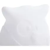LINDBY Lampe de table LED rechargeable Errol, blanche, hibou, IP54, RGBW