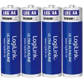Logilink Ultra Power Pile alcaline Mignon AA LR6 1.5V (blister de 4)