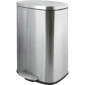 Spirella Poubelle , 30 litres, en acier inoxydable, avec bac intérieur "Akira", pour cuisine