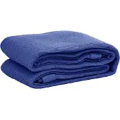 vidaXL Tapis de tente 400x400 cm Bleu PEHD