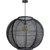 Expo Suspension Bohème Fabric noir Ø 78cm