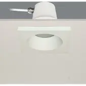 Artdelight Bados - spot encastré 1L - 95 x 95 mm , Ø 84 mm encastré - IP65 - blanc