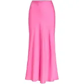 Vila Ellette High Waist Midi Skirt Rose 34 Femme