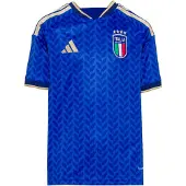 Adidas T-Shirt fonctionnel 'Italy 26 Home' beige / bleu / azur / rouge