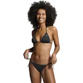 Puma Bas De Bikini Avec Liens À Nouer Swim Femme, Vêtements, Noir, Xl