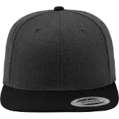 Flexfit Casquette gris foncé / noir
