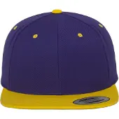 Flexfit Casquette citron vert / vert gazon / violet néon