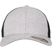 Flexfit Casquette gris chiné / noir