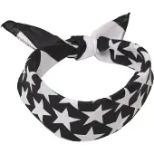 MSTRDS Bandana noir / blanc
