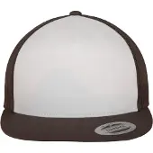 Flexfit Casquette 'CLASSIC' brun foncé / blanc