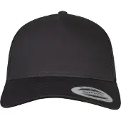 Flexfit Casquette '5-Panel Retro Trucker' greige / noir