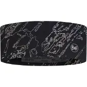 Buff Unisexe, Bandeau, Coolnet Uv Wide HB Ant Black, Noir