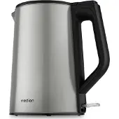 Medion Life MD12105 Wasserkocher silber, Bouilloire électrique, Argent