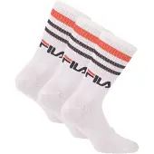 FILA Chaussettes unisexe Chaussettes Paquet de 3 femme - Blanc - 43 / 46