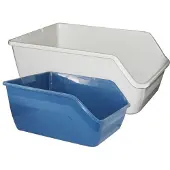 Pawise Bac à litière avec dossier haut 47x38x21cm