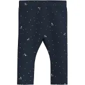 s.Oliver Leggings beige / bleu marine