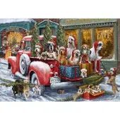 Bluebird Puzzle Puzzle Dogs on Truck - 1000 pièces