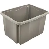 Keeeper 1054615000000 boîte de rangement "emil eco", 15 litres, stone grey